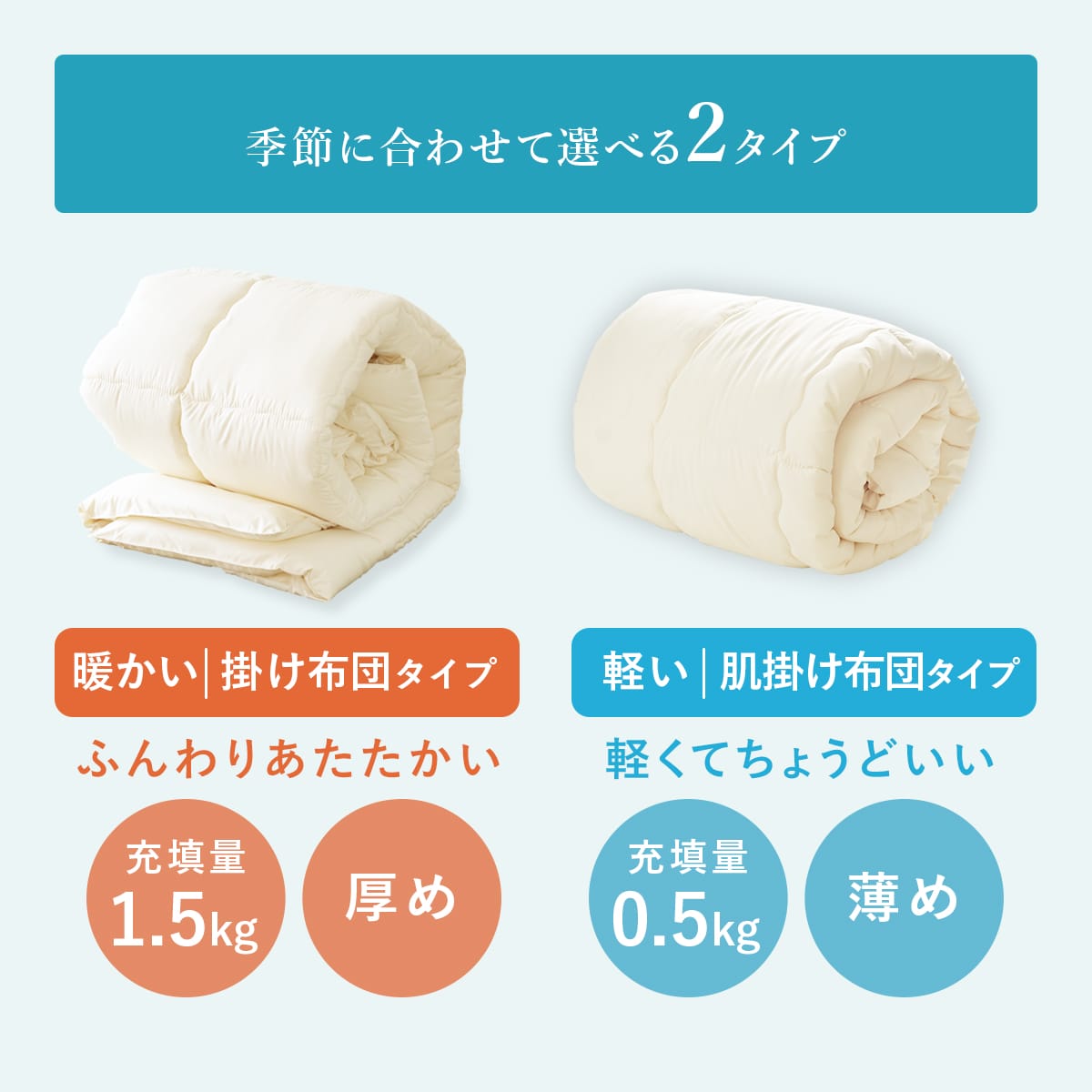 【シングル】ダクロン掛けふとん|肌掛けふとん|丸洗いOK|日本製|合繊