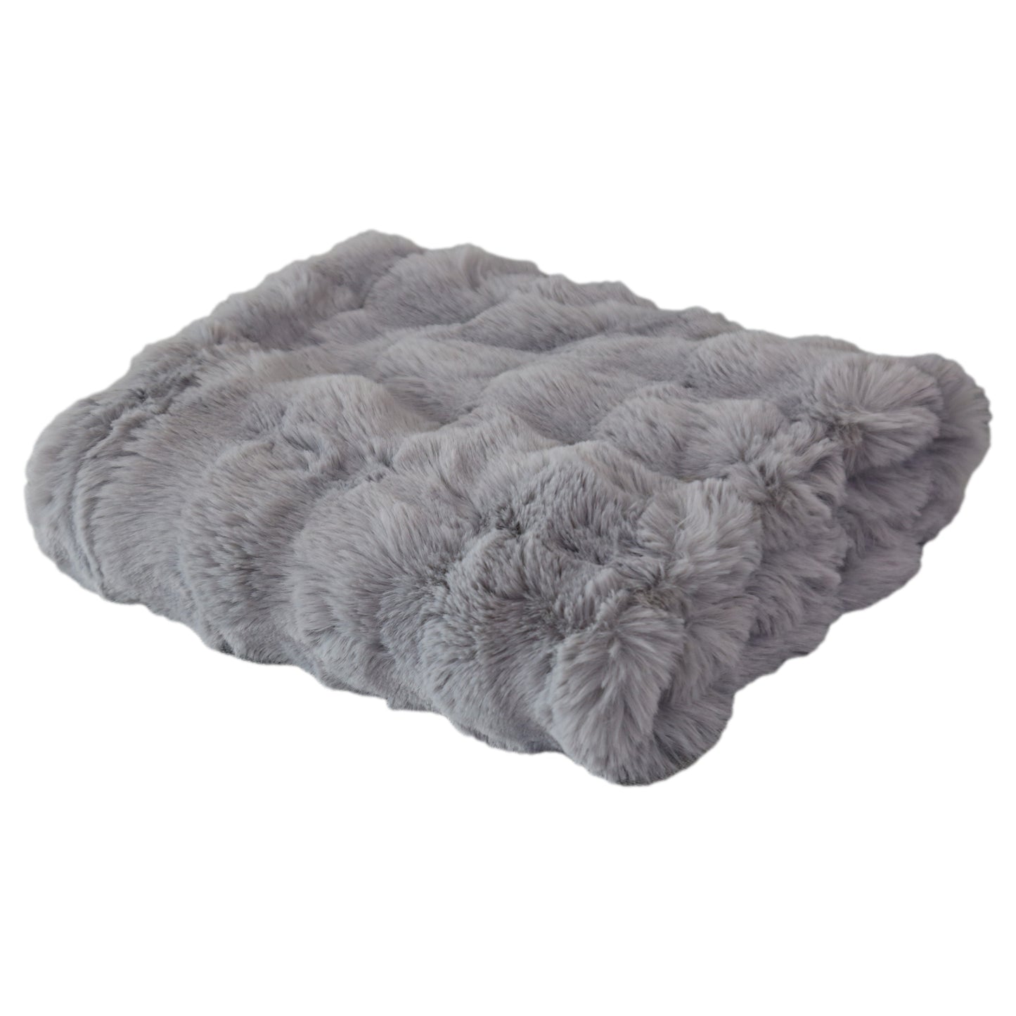 ひざ掛け ラビットファー ふわふわ リバーシブル ポリエステル100%