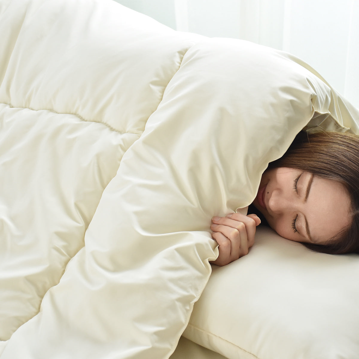 【シングル】ホコリがでにくい掛け布団|丸洗いOK|日本製