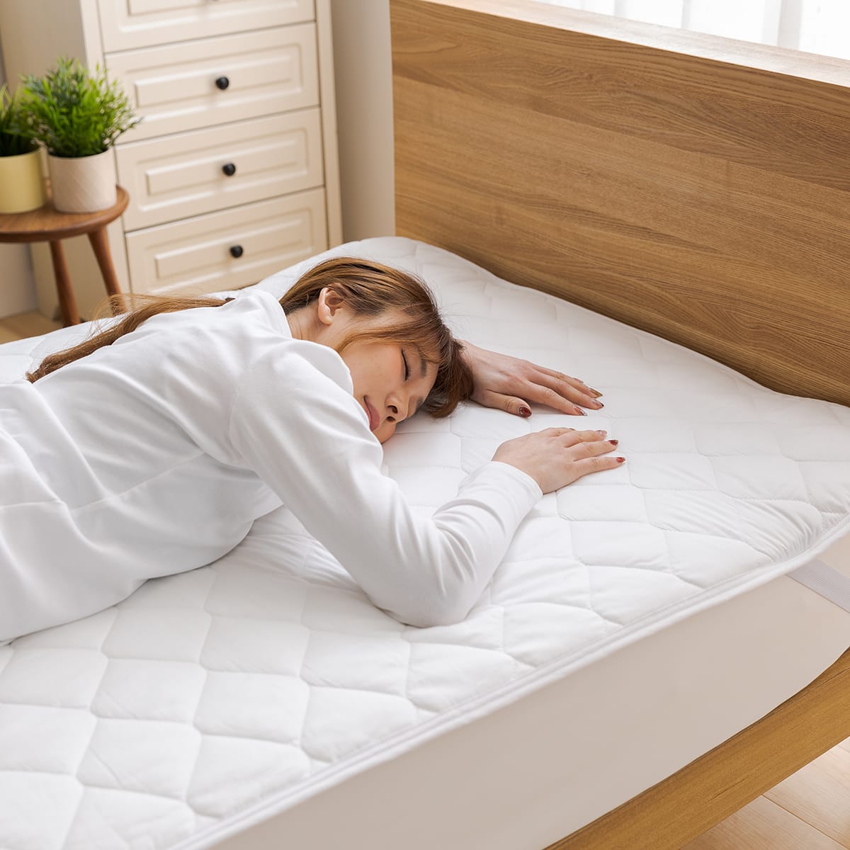 セミダブル ダニを通さない敷パッドSD