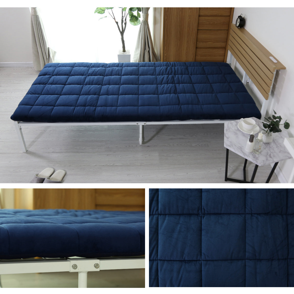 マットレス シングル シングルベッド 水洗い 通気性 衛生的 三つ折り 厚さ10cm 収納袋付き 敷布団 アクアスリープマットレスS