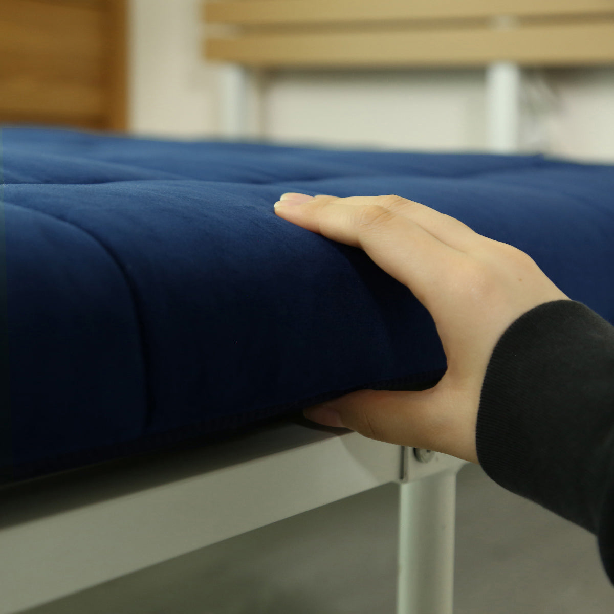 マットレス シングル シングルベッド 水洗い 通気性 衛生的 三つ折り 厚さ10cm 収納袋付き 敷布団 アクアスリープマットレスS