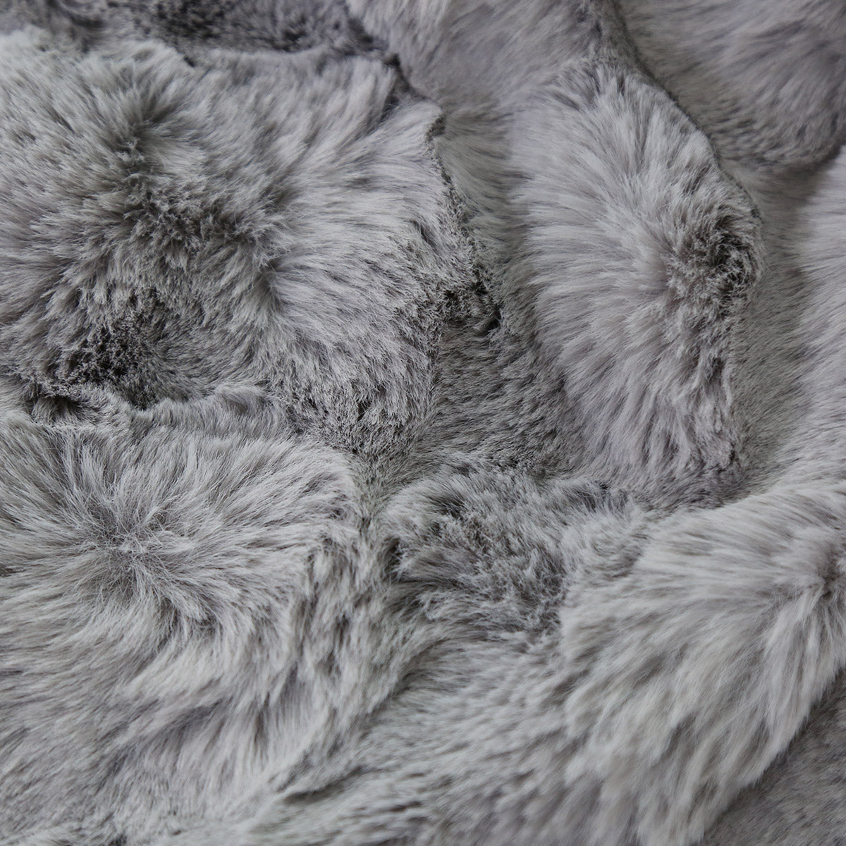 ひざ掛け ラビットファー ふわふわ リバーシブル ポリエステル100％