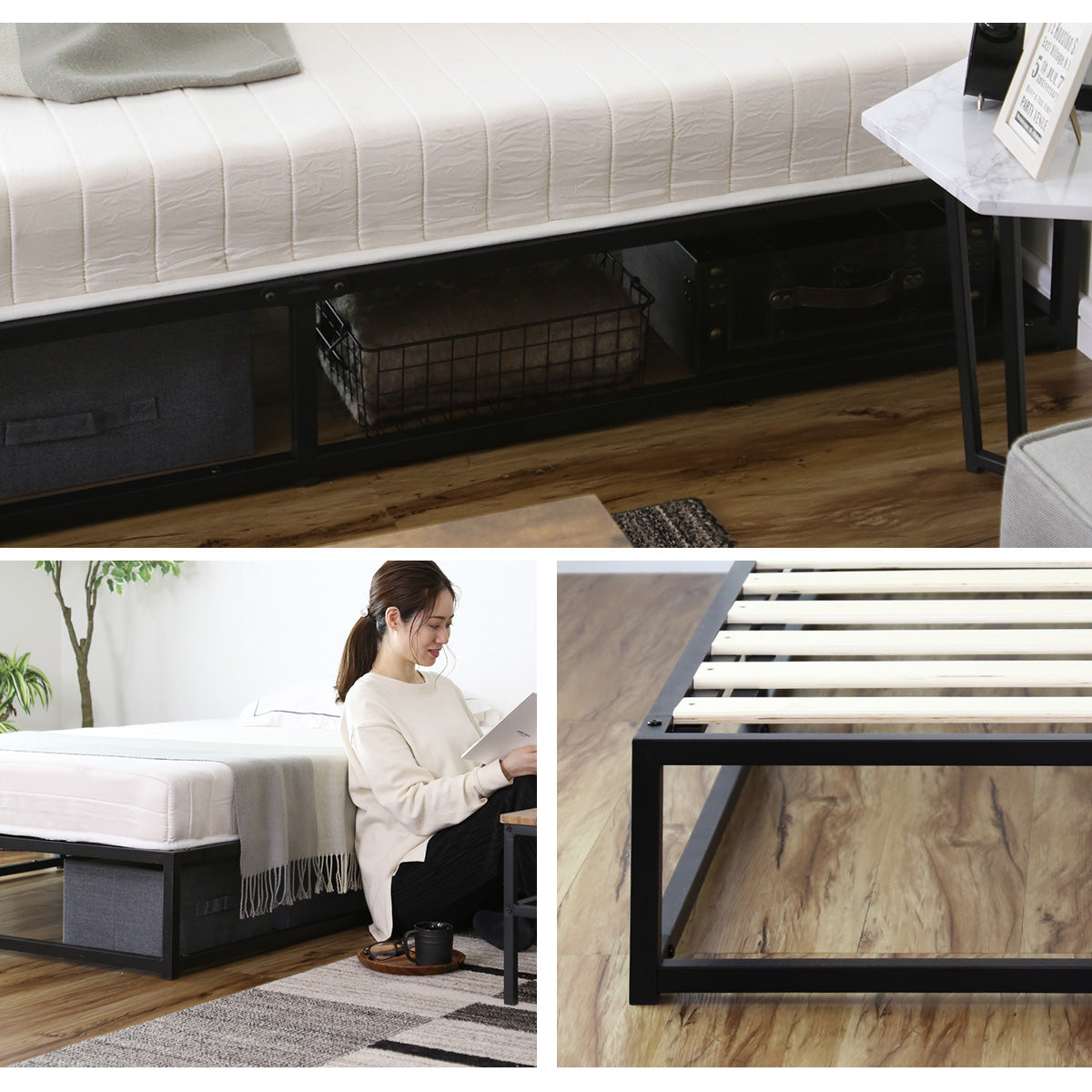 ベッドフレーム ルンフェルハイSD