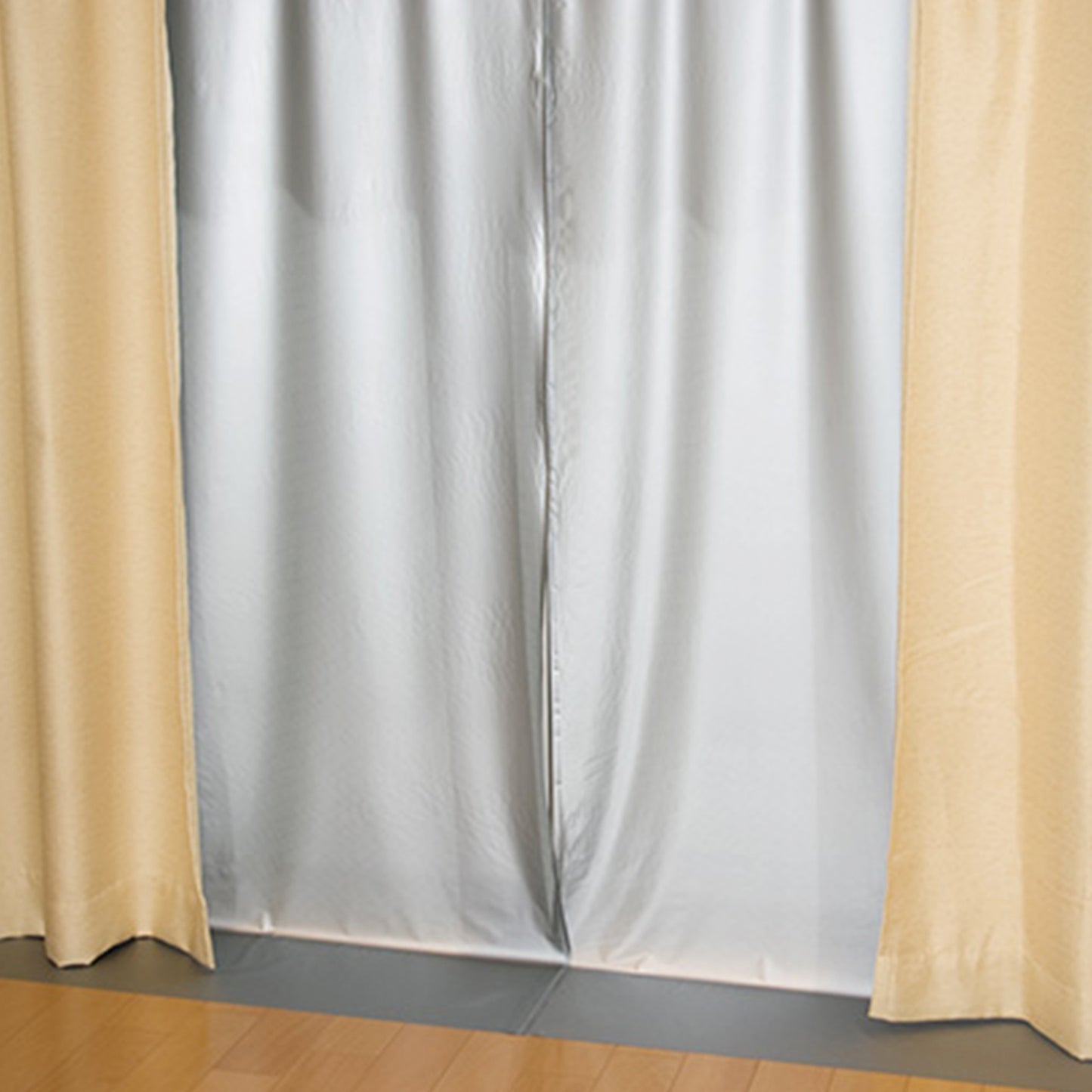 断熱カーテンライナー100×225cm 2枚入り グレー