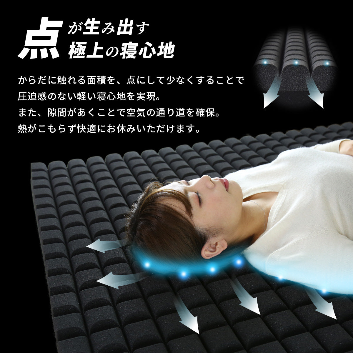 低反発マットレス ブラックサイレンス プレミアムカットS