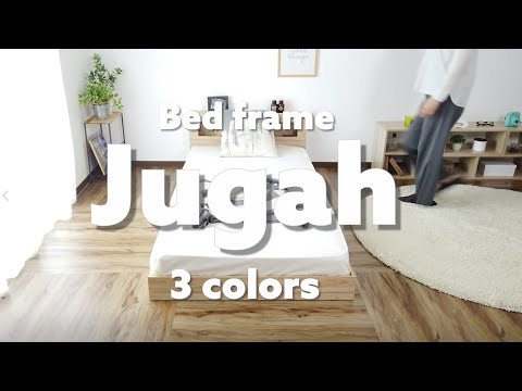 ベッドフレーム 木製 シングル ライト付き コンセント付き ロータイプ ジュガーS