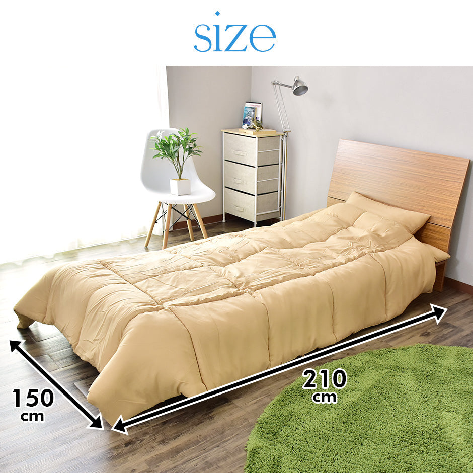 洗える布団4点セット シングル マシオ