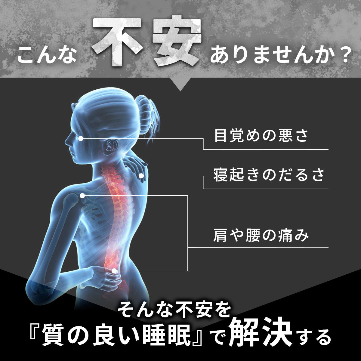 低反発枕 ブラックサイレンス プレミアムカット