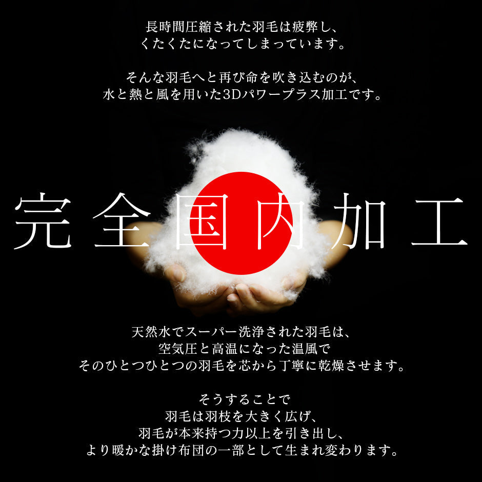 掛け羽毛布団 アースフレンドリー セミダブル