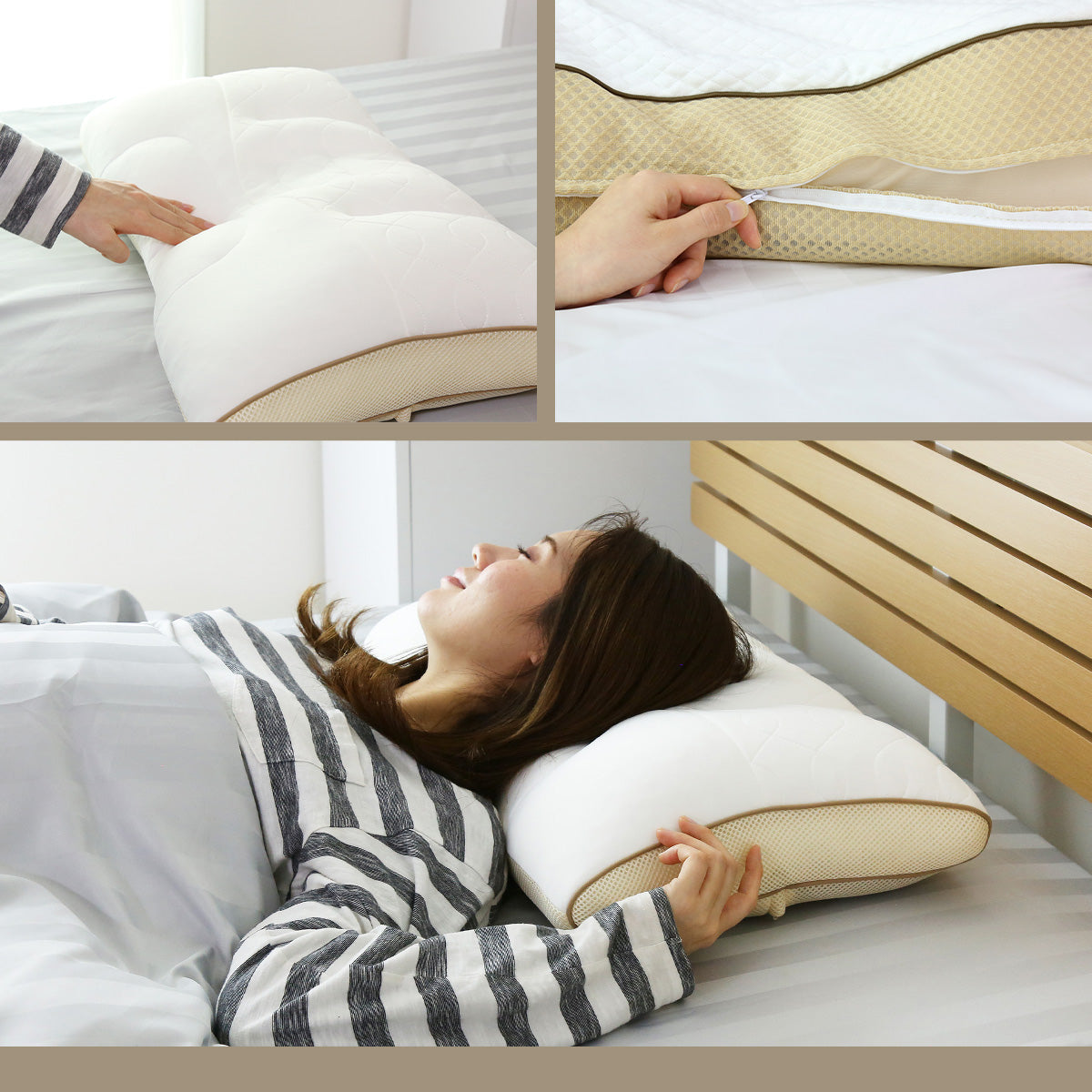 【昭和西川】眠りの贅沢まくら 60×40